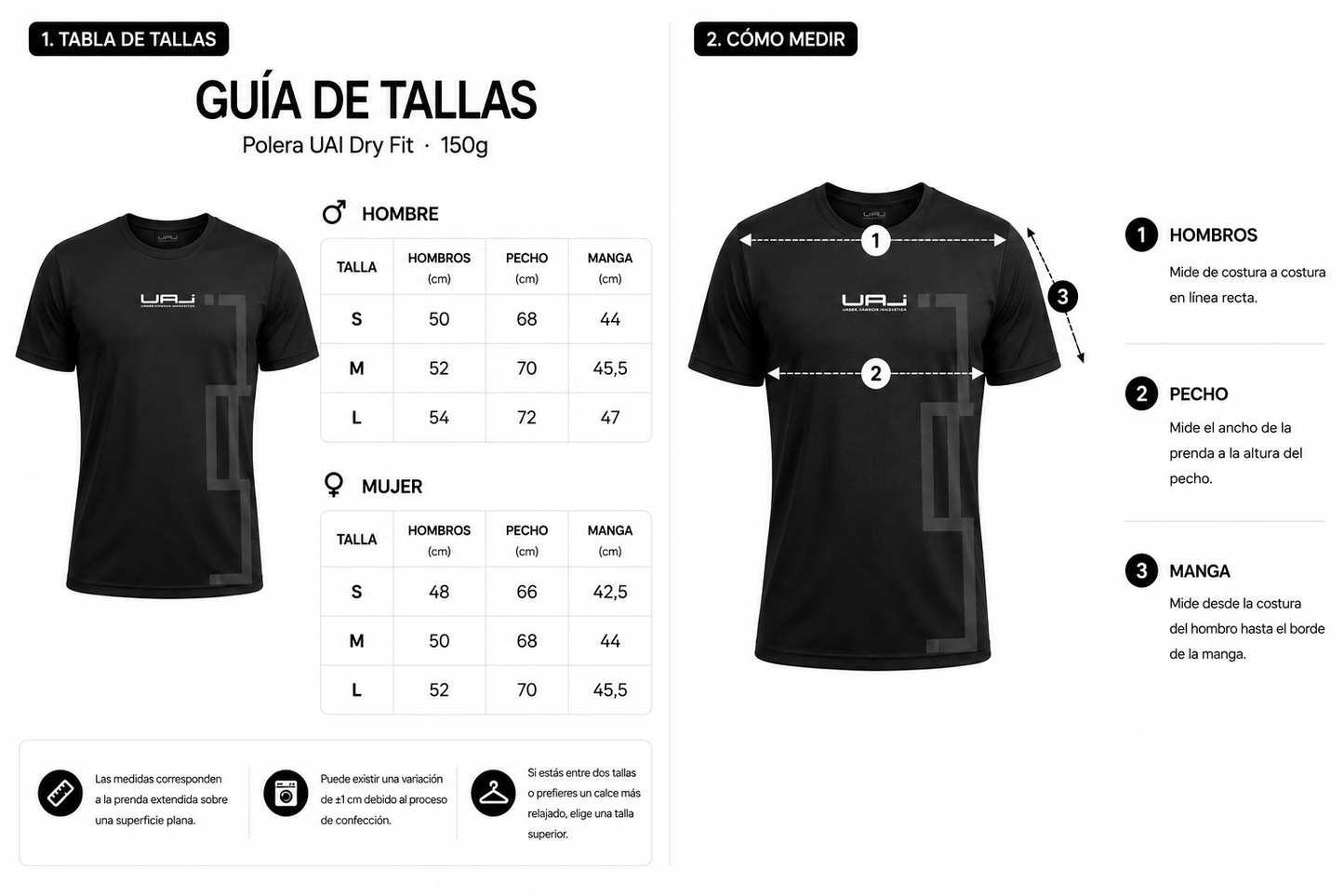 Polera dryfit UAI